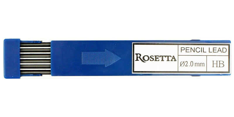 Pk/12 Rosetta Da Vinci Leadholder Graphite Leads, 2 mm, HB