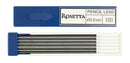 Pk/12 Rosetta Da Vinci Leadholder Graphite Leads, 2 mm, HB