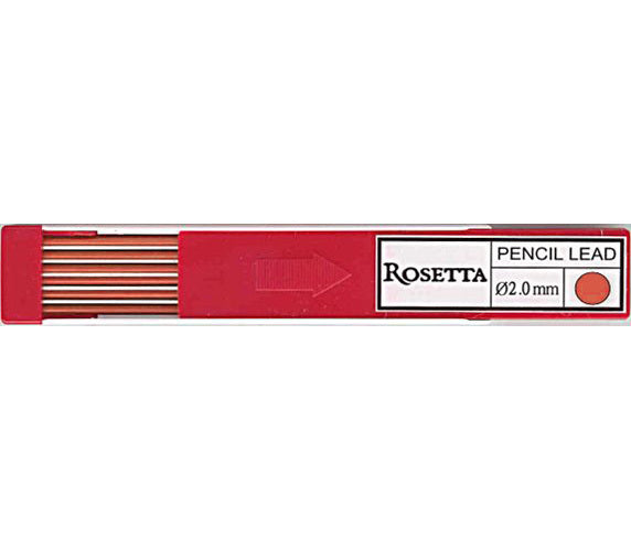Pk/12 Rosetta Da Vinci Leadholder Leads, 2 mm, Orange