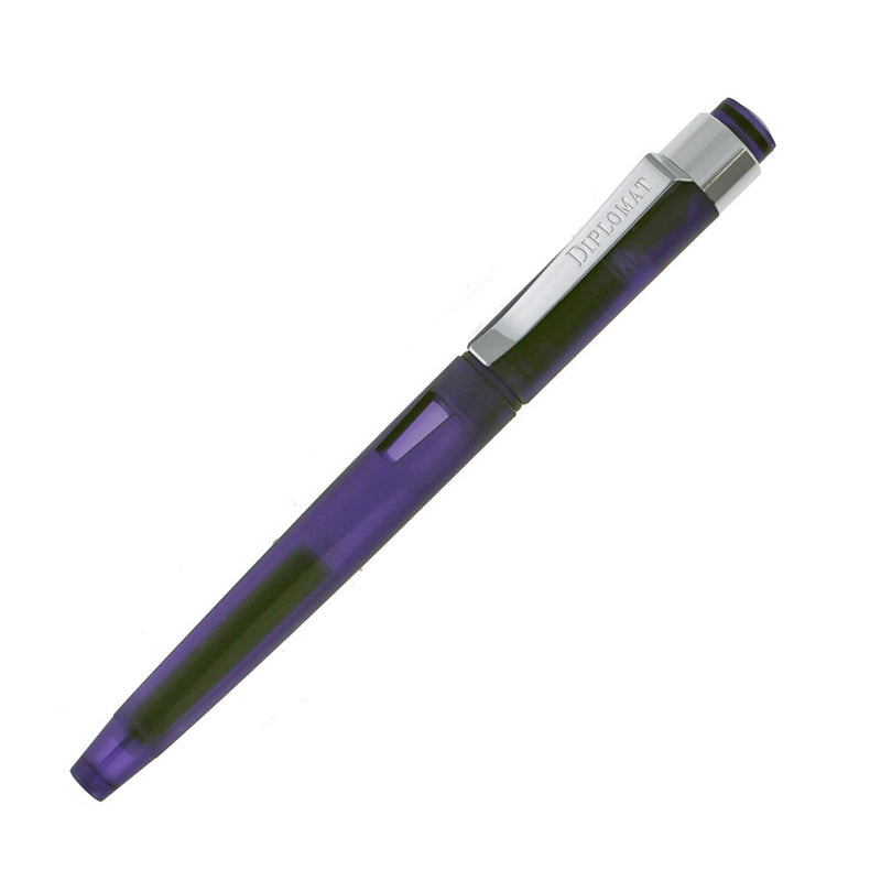Diplomat Magnum Fountain Pen, Demo (Translucent) Purple