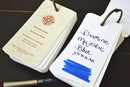 Rosetta Notes Ink Sample Swatch Book, 2" x 4"