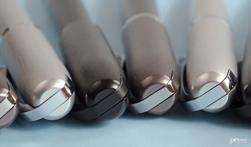 Rosetta Vulcan Rollerball Pen, Monochromatic Matte Silver