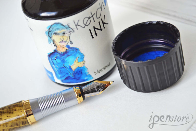 Rohrer & Klingner Sketch Ink Marlene Blue Bottled Ink 50ml – inkjournal