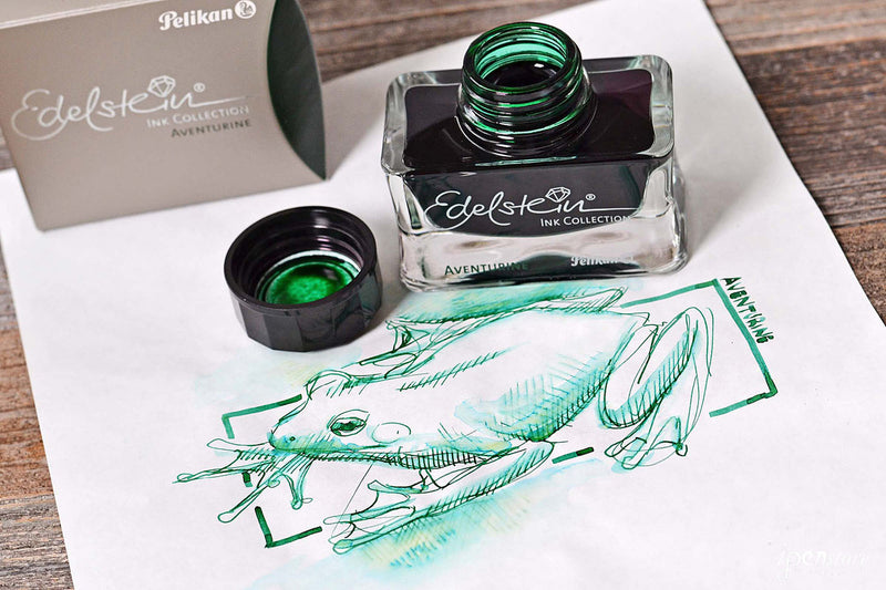 Pelikan Edelstein Bottled Ink for Fountain Pens, Aventurine Green, 50ml, 1  Each (339366) 