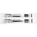 2 Pk Pentel LR7-A EnerGel Refills, 0.7 mm Medium, Black