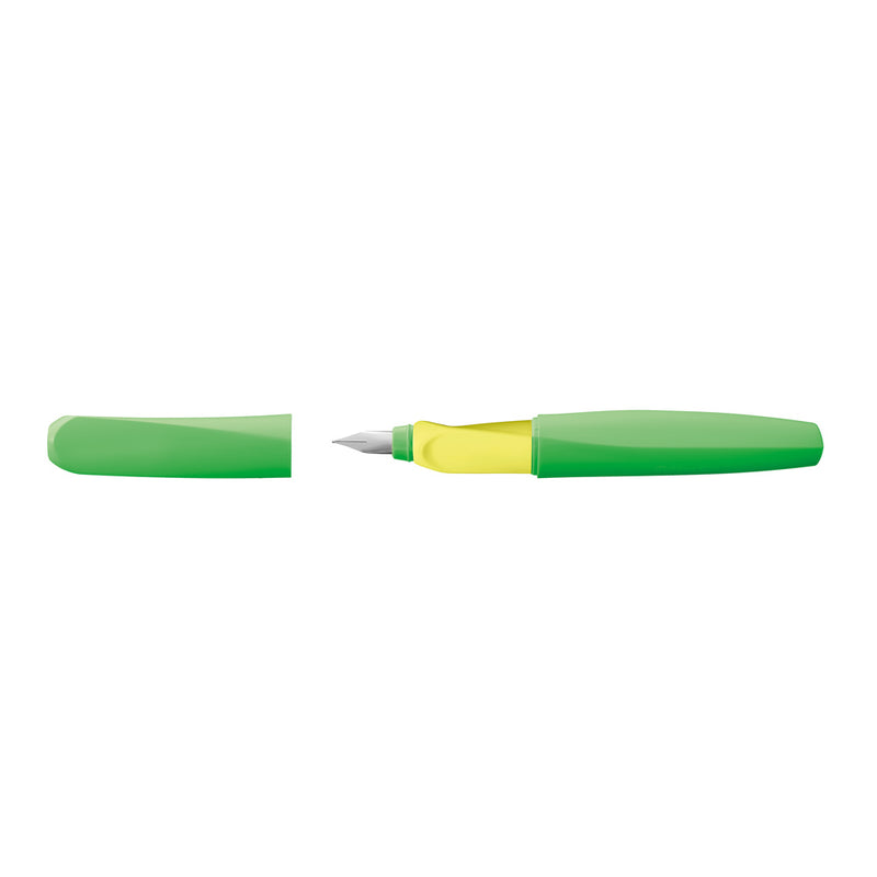 Pelikan Twist Fountain Pen, Neon Green, Medium Nib
