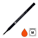 Monteverde G23 Ceramic Rollerball Refill, Orange, Medium