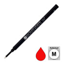 Monteverde G23 Ceramic Rollerball Refill, Red, Medium