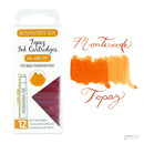 Pk/12 Monteverde Standard International Ink Cartridges, Topaz