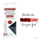 Pk/12 Monteverde Standard International Ink Cartridges, Canyon Rust