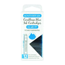 Pk/12 Monteverde Standard International Ink Cartridges, Caribbean Blue