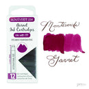 Pk/12 Monteverde Standard International Ink Cartridges, Garnet