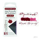 Pk/12 Monteverde Standard International Ink Cartridges, Napa Burgundy