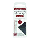 Pk/12 Monteverde Standard International Ink Cartridges, Napa Burgundy