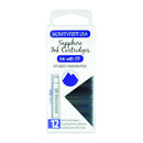 Pk/12 Monteverde Standard International Ink Cartridges, Sapphire