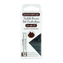 Pk/12 Monteverde Standard International Ink Cartridges, Scotch Brown