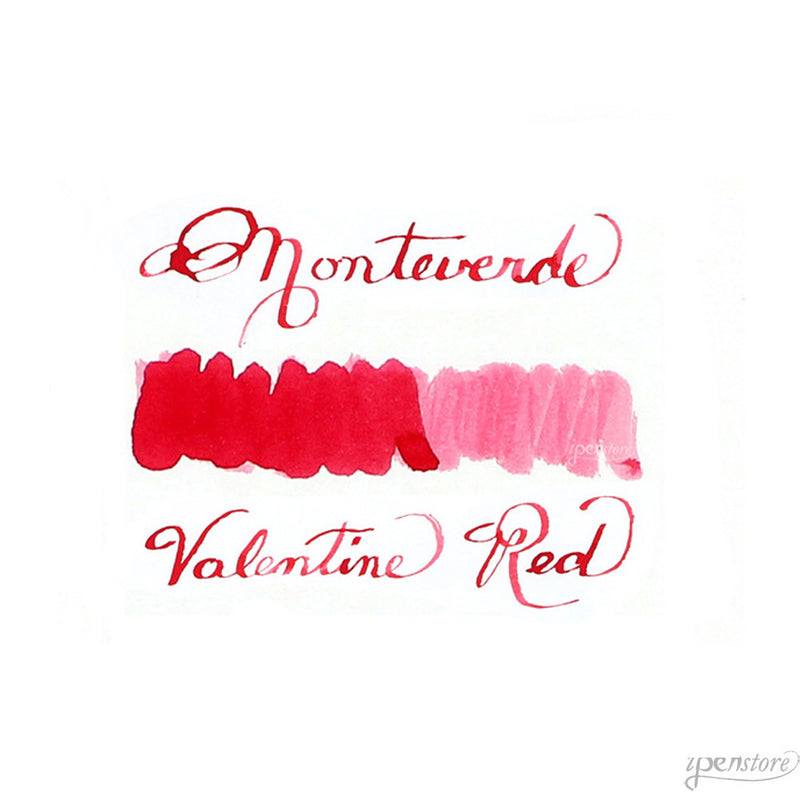 Pk/12 Monteverde Standard International Ink Cartridges, Valentine Red