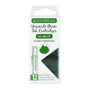 Pk/12 Monteverde Standard International Ink Cartridges, Yosemite Green