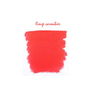 Pk/6 J. Herbin Fountain Pen Ink Cartridges, Rouge Caroubier (Carob Red)