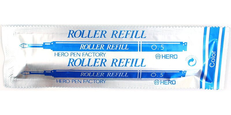 Hero Standard International Rollerball Refill, 0.5 mm, Blue