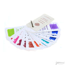 Rosetta Notes Ink Sample Swatch Book, 2" x 4"