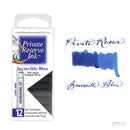 Pk/12 Private Reserve Fountain Pen Ink Cartridges, Invincible Blue