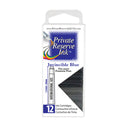 Pk/12 Private Reserve Fountain Pen Ink Cartridges, Invincible Blue