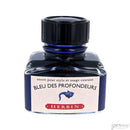 J. Herbin 30 ml Bottle Fountain Pen Ink, Bleu des Profondeurs - iPenStore