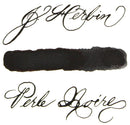 J. Herbin 30 ml Bottle Fountain Pen Ink, Perle Noire, Black - iPenStore