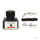 J. Herbin 30 ml Bottle Fountain Pen Ink, Perle Noire, Black - iPenStore
