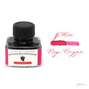J. Herbin 30 ml Bottle Fountain Pen Ink, Rouge Bourgogne
