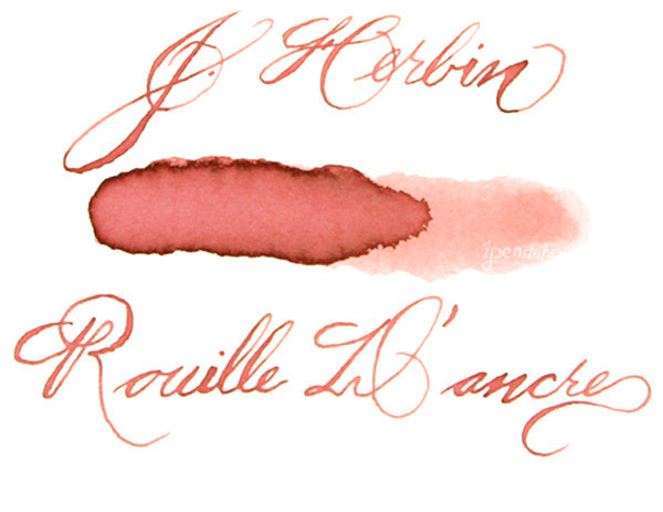 J. Herbin 30 ml Bottle Fountain Pen Ink, Rouille d'Ancre