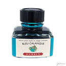 J. Herbin 30 ml Bottle Fountain Pen Ink, Bleu Calanque