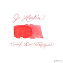 J. Herbin 30 ml Bottle Fountain Pen Ink, Corail des Tropiques