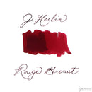 J. Herbin 30 ml Bottle Fountain Pen Ink, Rouge Grenat