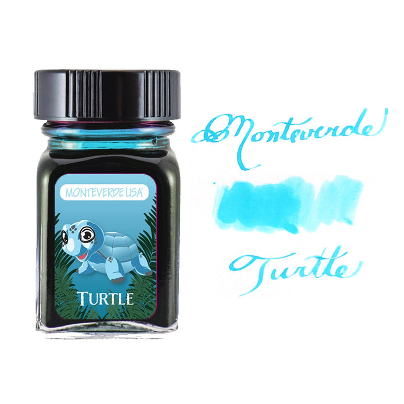Monteverde 30 ml Bottle Fountain Pen Ink, Turtle Turquoise