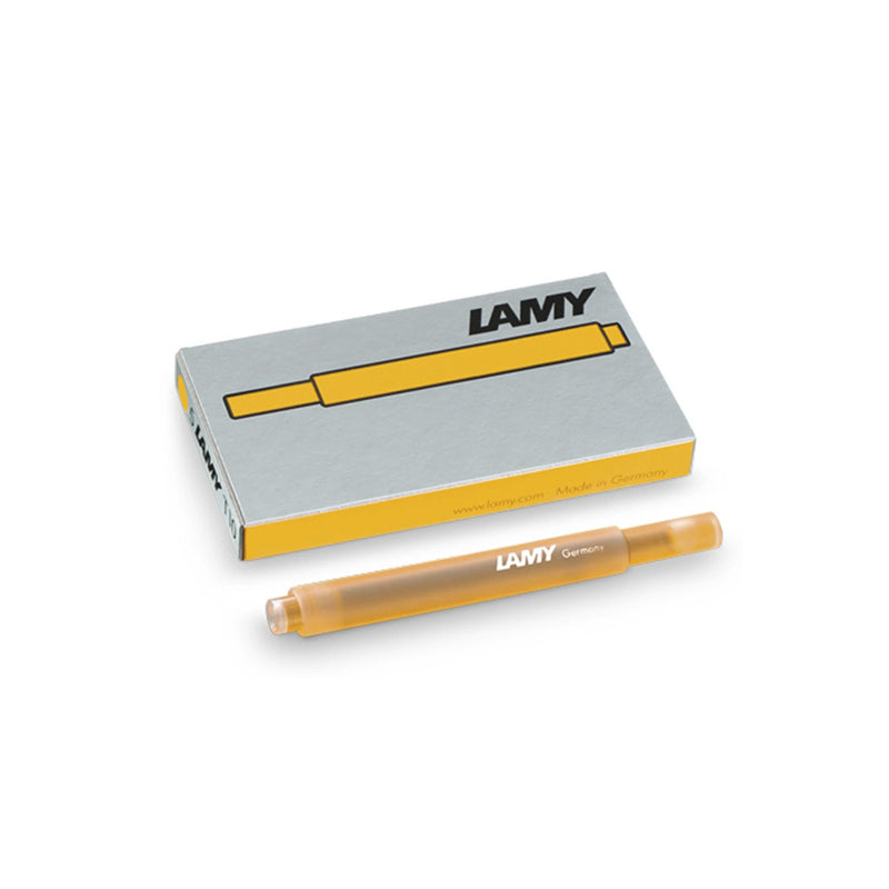 Lamy T10 Fountain Pen Ink Cartridges 5-pk, Mango