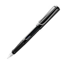 Lamy Safari Fountain Pen, Shiny Black - iPenStore