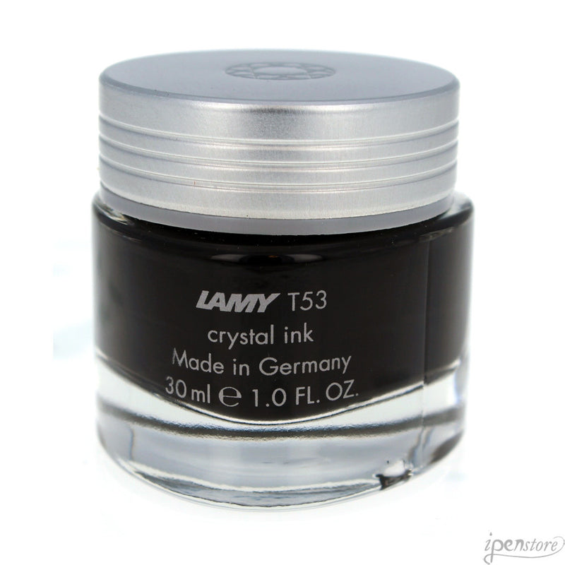 Lamy T53 Crystal Fountain Pen Ink, 30 ml, Agate 690 (Grey)