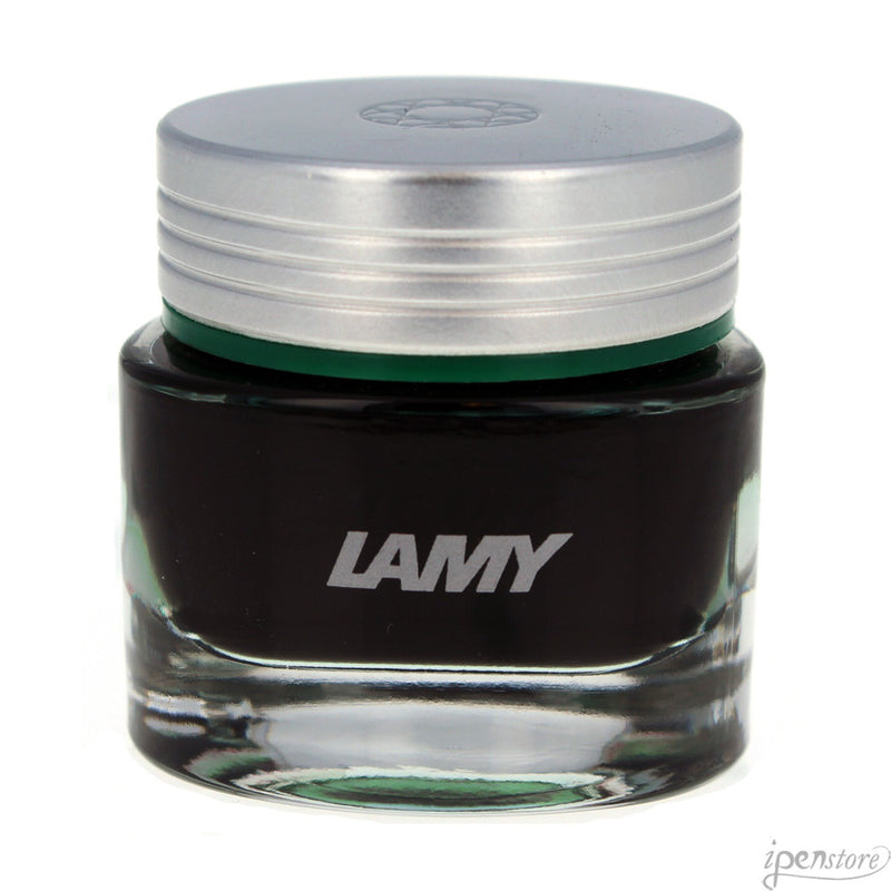 Lamy T53 Crystal Fountain Pen Ink, 30 ml, Peridot 420 (Dark Green)