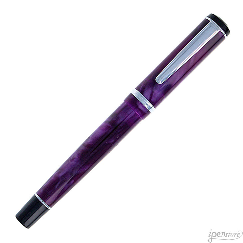 Rosetta Magellan Rollerball Pen, Purple, Chrome Trim