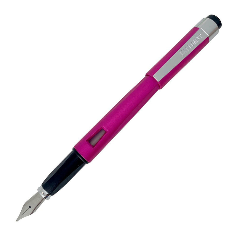 Diplomat Magnum Fountain Pen, Metallic Hot Pink