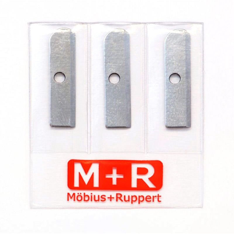 Pack of 3 Mobius & Ruppert Replacement Blades for Pollux and Castor Sharpeners