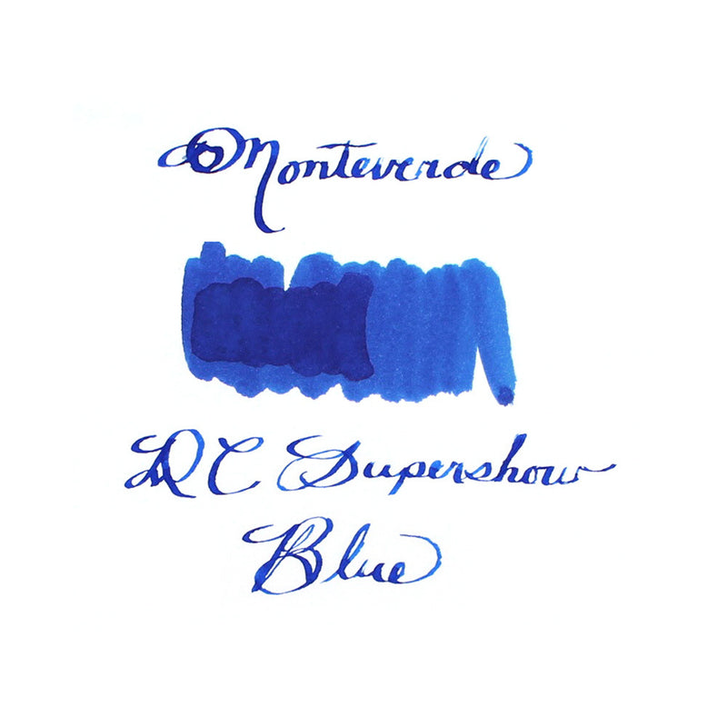 Monteverde 30 ml Bottle Fountain Pen Ink, DC Supershow 2018 Blue