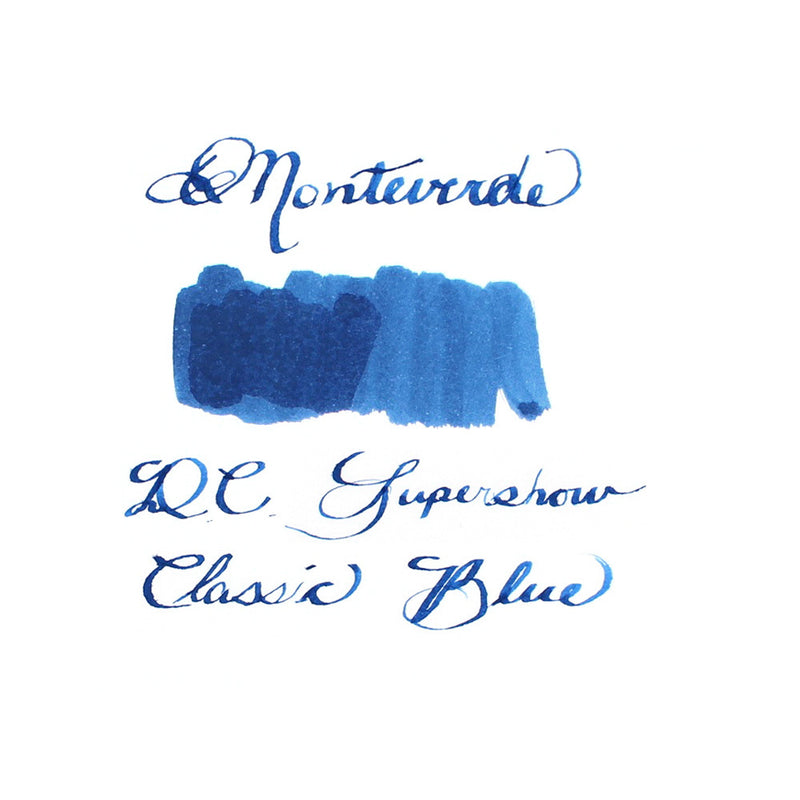 Monteverde 30 ml Bottle Fountain Pen Ink, DC Supershow 2020 Classic Blue