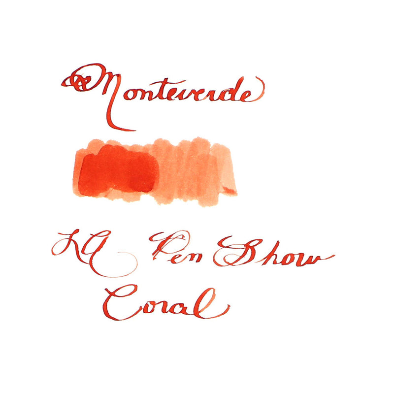 Monteverde 30 ml Bottle Fountain Pen Ink, LA Pen Show 2019 Coral