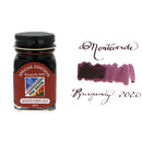 Monteverde 30 ml Bottle Fountain Pen Ink, LA Pen Show 2020 Burgundy