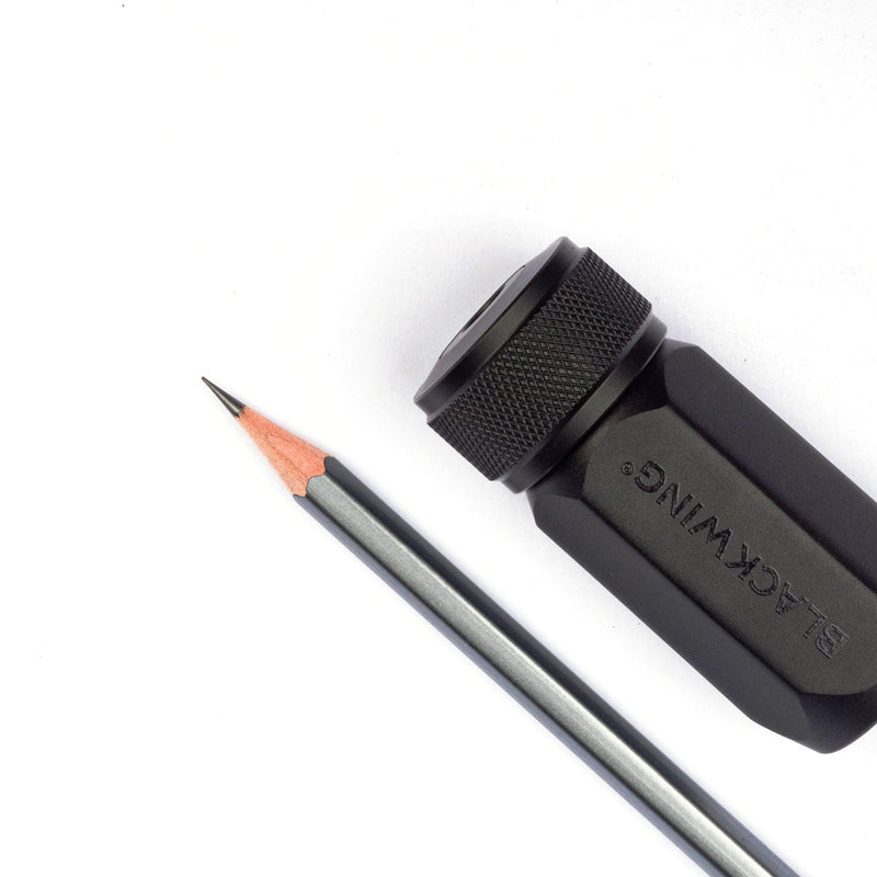 Blackwing One-Step Long Point Pencil Sharpener, Black