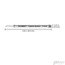 Schmidt P8120 Short Capless Rollerball Refill, Black, Broad 1.0 mm