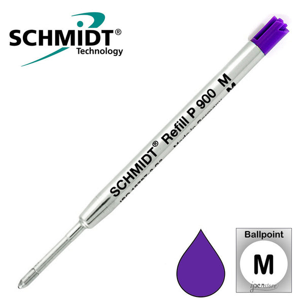 6 Pack - Blue-P900-Fine Tip Schmidt Parker Style Ballpoint Refill 6 Pack - Blue-P900-Fine Tip Schmidt Parker Style Ballpoint Refill